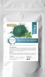 Альгинатная маска "Противовоспалительная и успокаивающая с ментолом и спирулиной", 350г