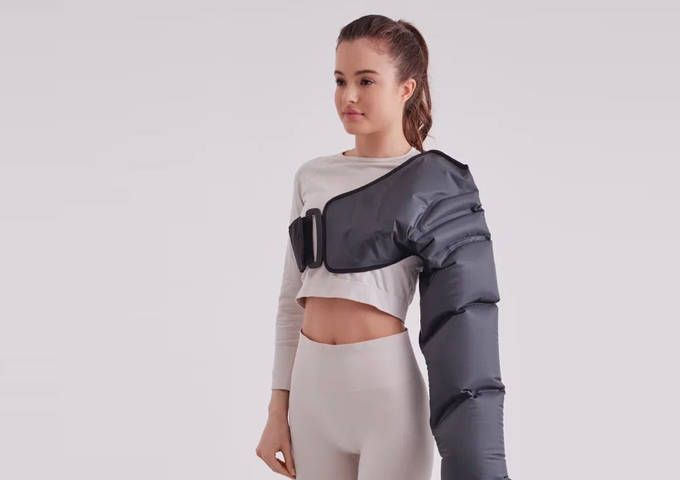 Шестикамерный аппарат для прессотерапии SP 3000, манжеты для ног, рук, талии, массажный мат и сумка фото 11