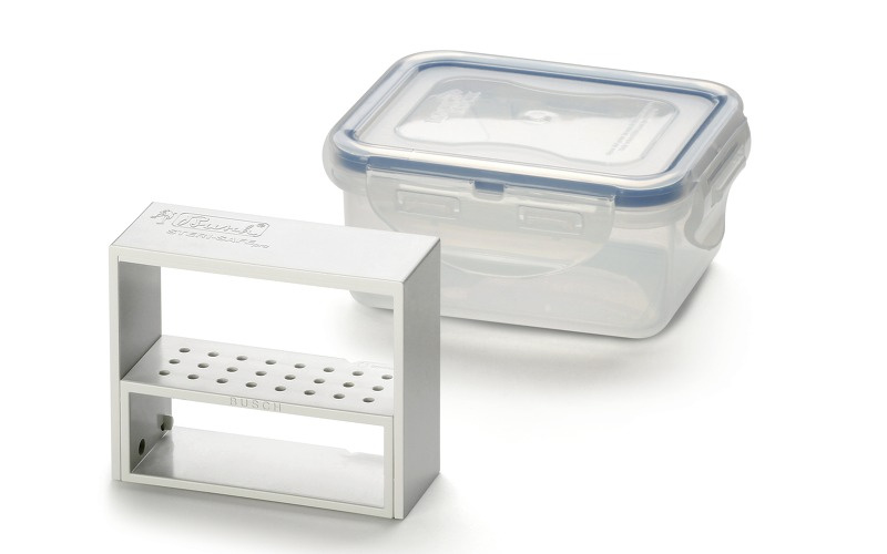 Подставка для дезинфекции фрез и боров с гигиеническим боксом фото 2