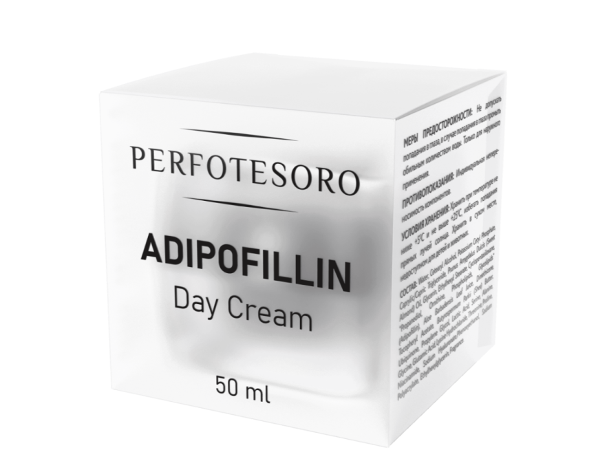 Антивозрастной дневной крем-корректор для лица PERFOTESORO с ADIPOFILLIN 50мл фото 1