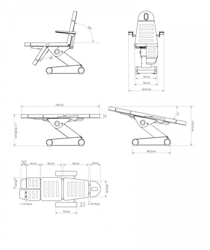 Кресло педикюрное P155 EL PRINCIPE фото 11