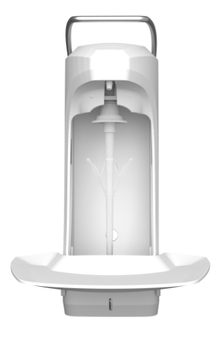 Диспенсер локтевой для антисептика с каплеуловителем RX 5 M (500 мл.) фото 4