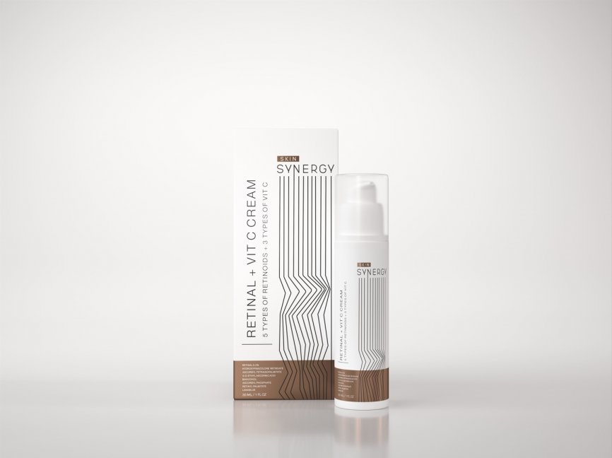 Крем Ретиналь с Витамином С Скин Синерджи / Retinal + Vit C Cream, флакон 30 мл фото 1