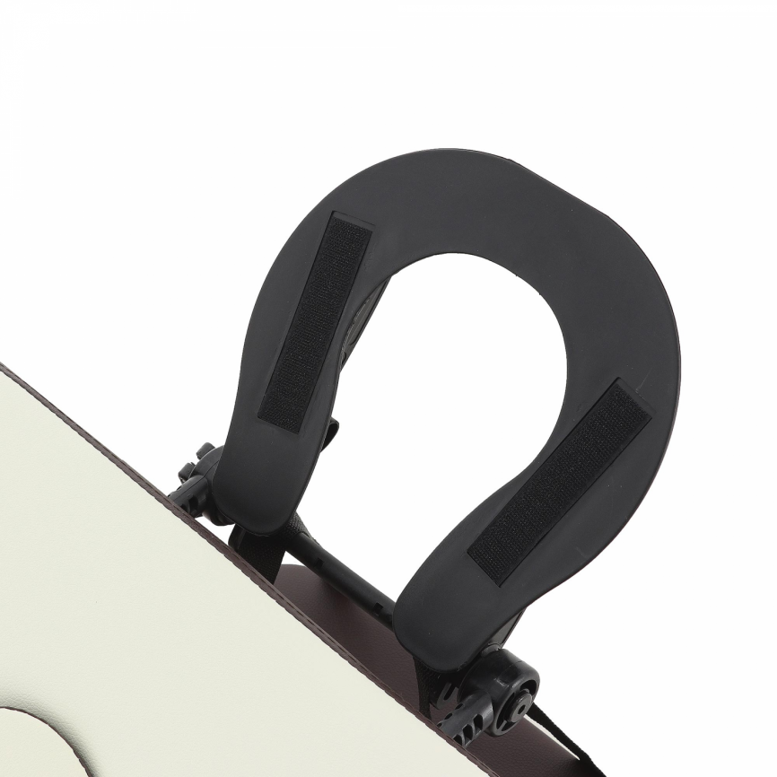 Массажный стол складной деревянный Med-Mos JF-AY01 2-х секционный (темная рама) фото 7